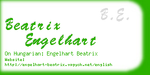 beatrix engelhart business card